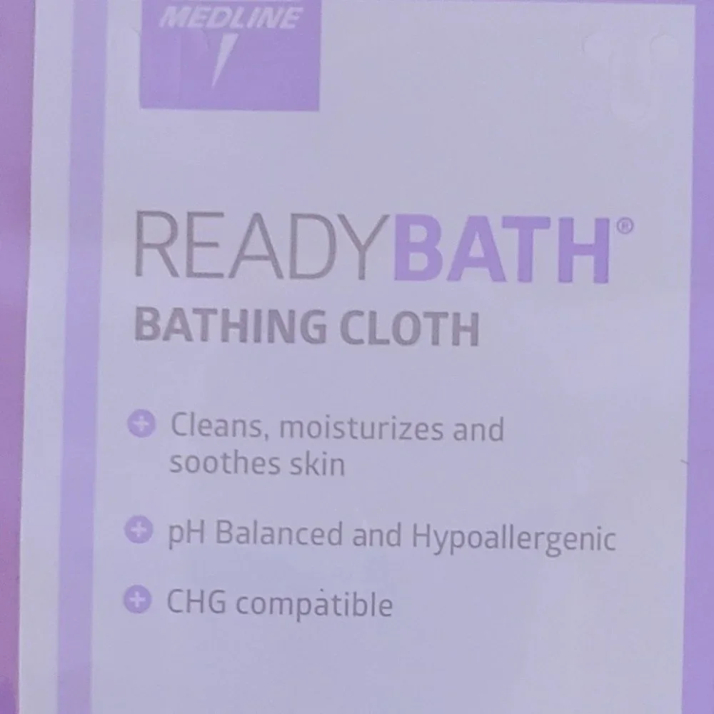 3 Pack Medline ReadyBath 8 Disposable Bathing Cloths For Personal Care!